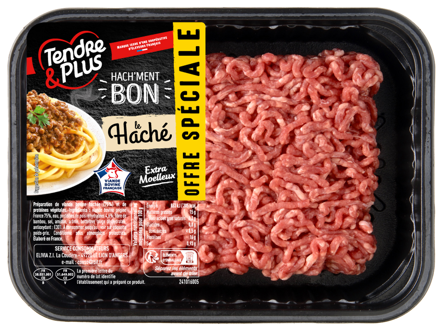 HACH'MENT BON 15% MG TENDRE ET PLUS