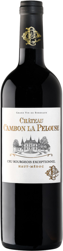 HAUT-MÉDOC AOP ROUGE CRU BOURGEOIS EXCEPTIONNEL CHÂTEAU CAMBON LA PELOUSE 2022