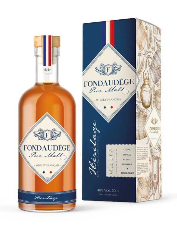 WHISKY FRANCAIS FONDAUDEGE HERITAGE 40°
