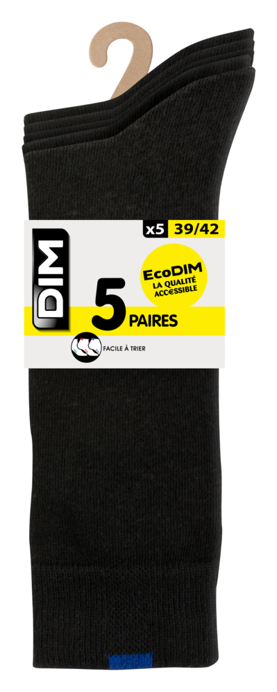  LOT DE 3 PAIRES DE MI-CHAUSSETTES ECODIM HOMME OU FEMME 