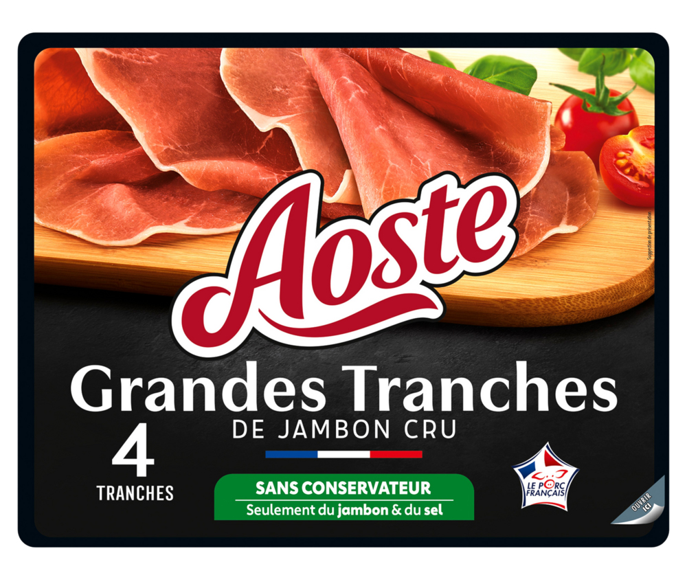 JAMBON CRU LES GRANDES TRANCHES AOSTE
