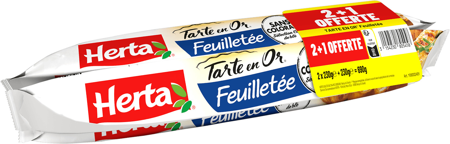 PATE A TARTE EN OR HERTA