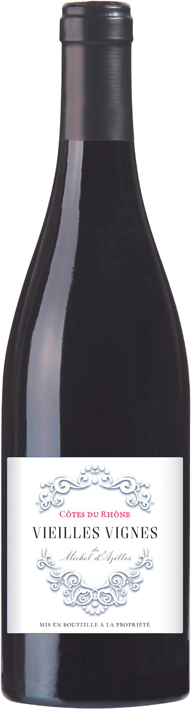 COTES DU RHONE AOP ROUGE MICHEL D'AZILLES VIEILLES VIGNES