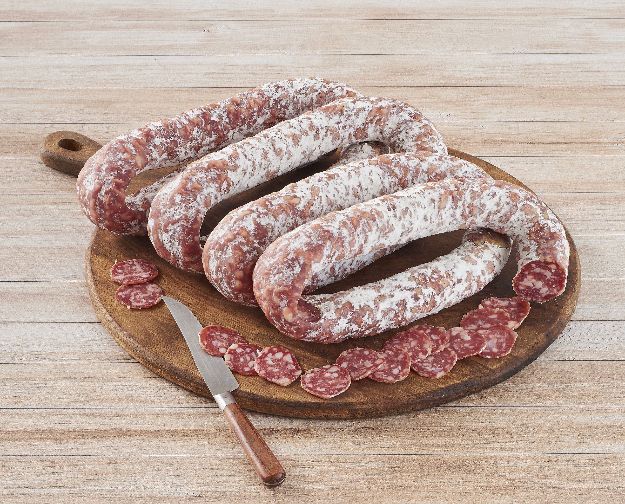 SAUCISSE SÈCHE OU CHORIZO À LA PERCHE DE L'AVEYRON "CHARCUTERIE CROS"