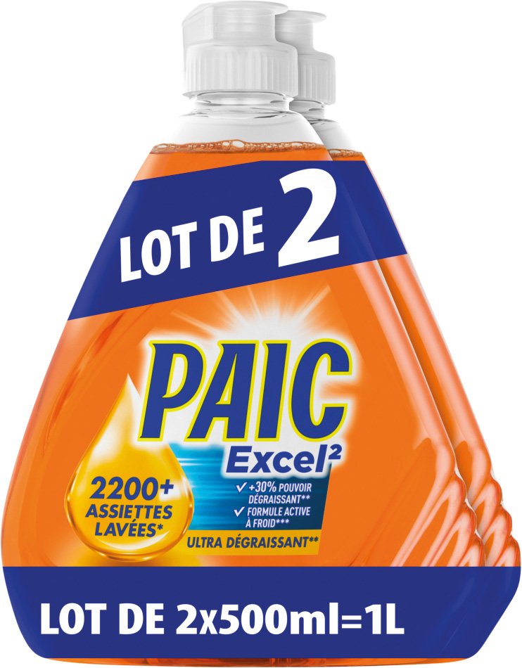 LIQUIDE VAISSELLE PAIC EXCEL²