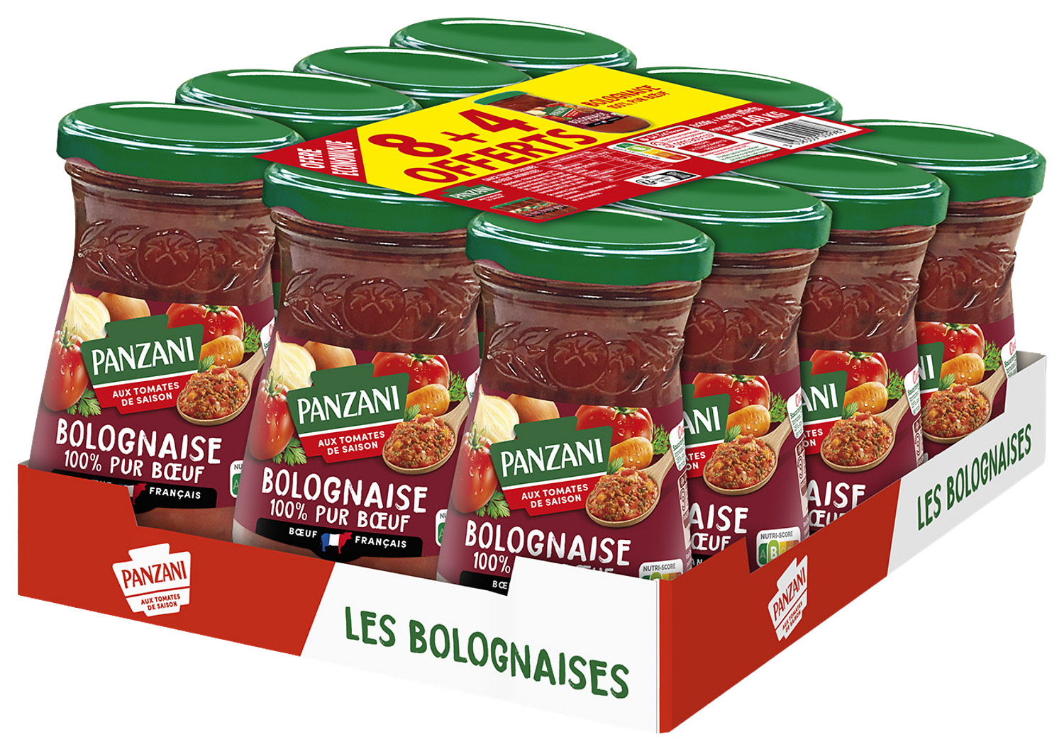 SAUCE BOLOGNAISE PUR BOEUF PANZANI