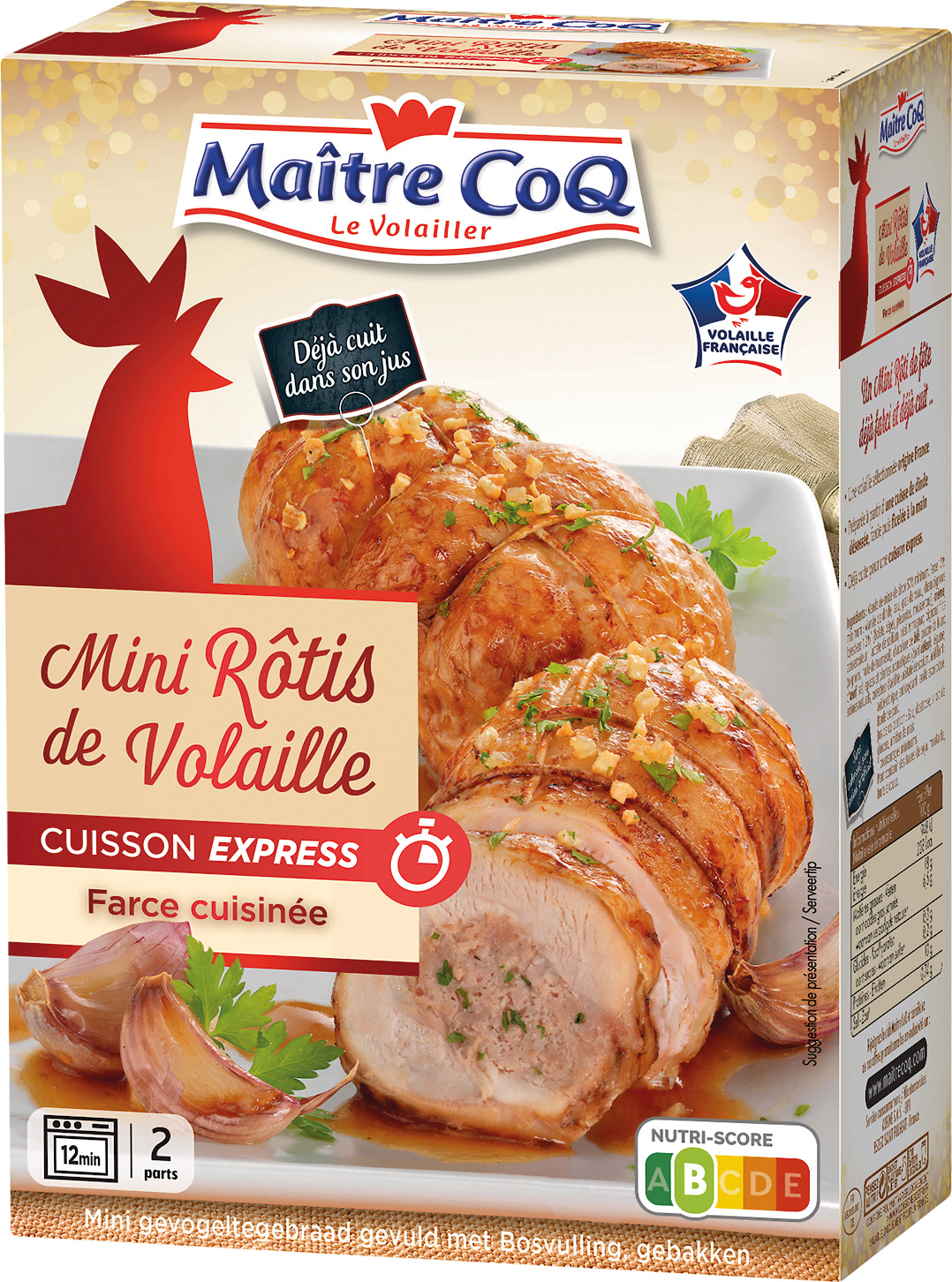 MINI ROTI DE VOLAILLE 
CUISSON EXPRESS MAITRE COQ