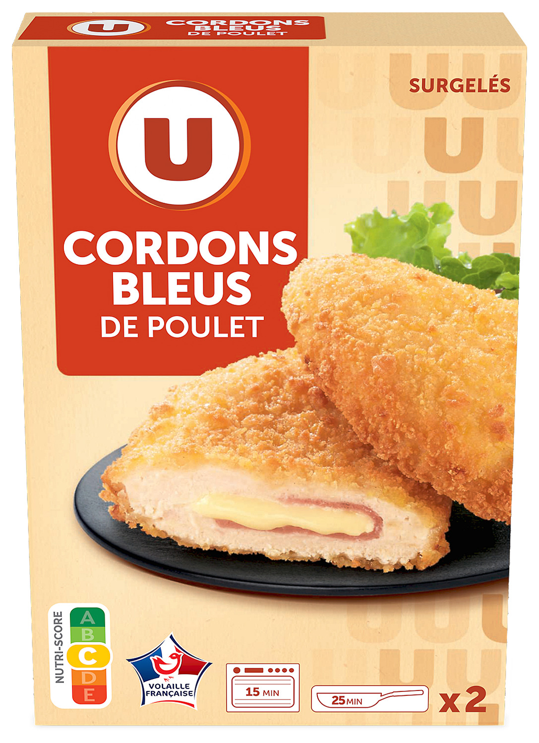 CORDON BLEU DE POULET SURGELE U