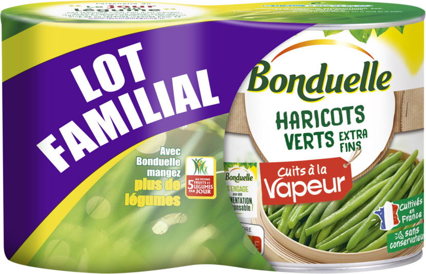 LEGUMES CUISSON VAPEUR BONDUELLE