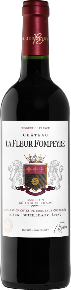 CASTILLON CÔTES DE BORDEAUX AOP ROUGE CHÂTEAU LA FLEUR FOMPEYRE 2022