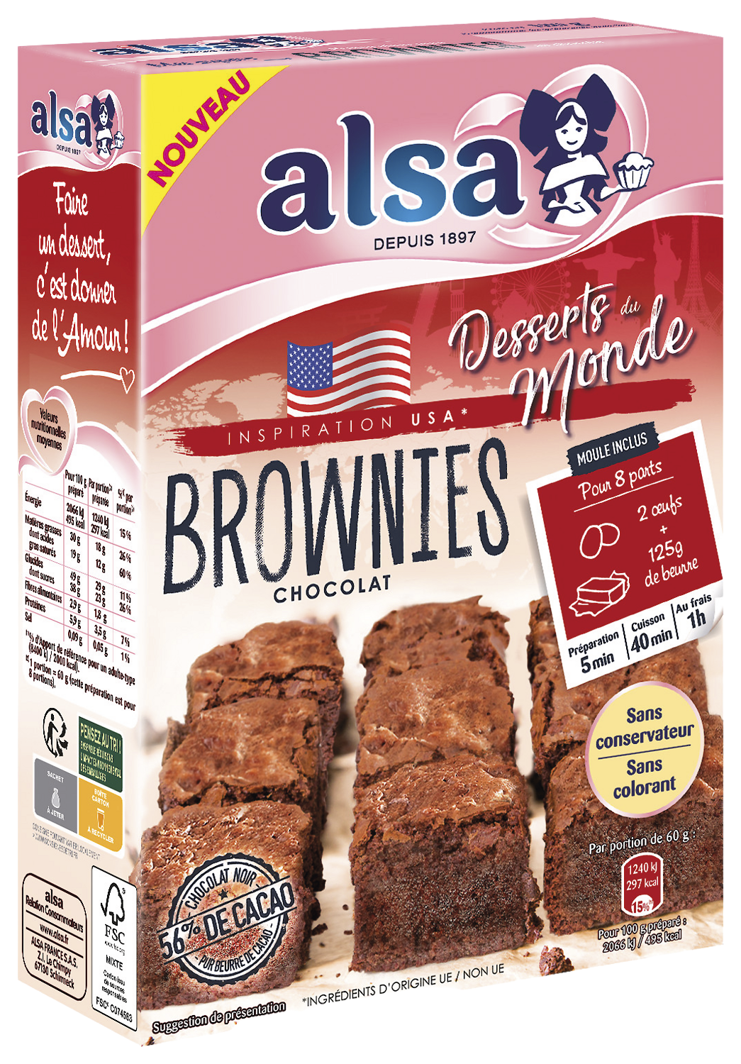 PREPARATION POUR GATEAU ALSA