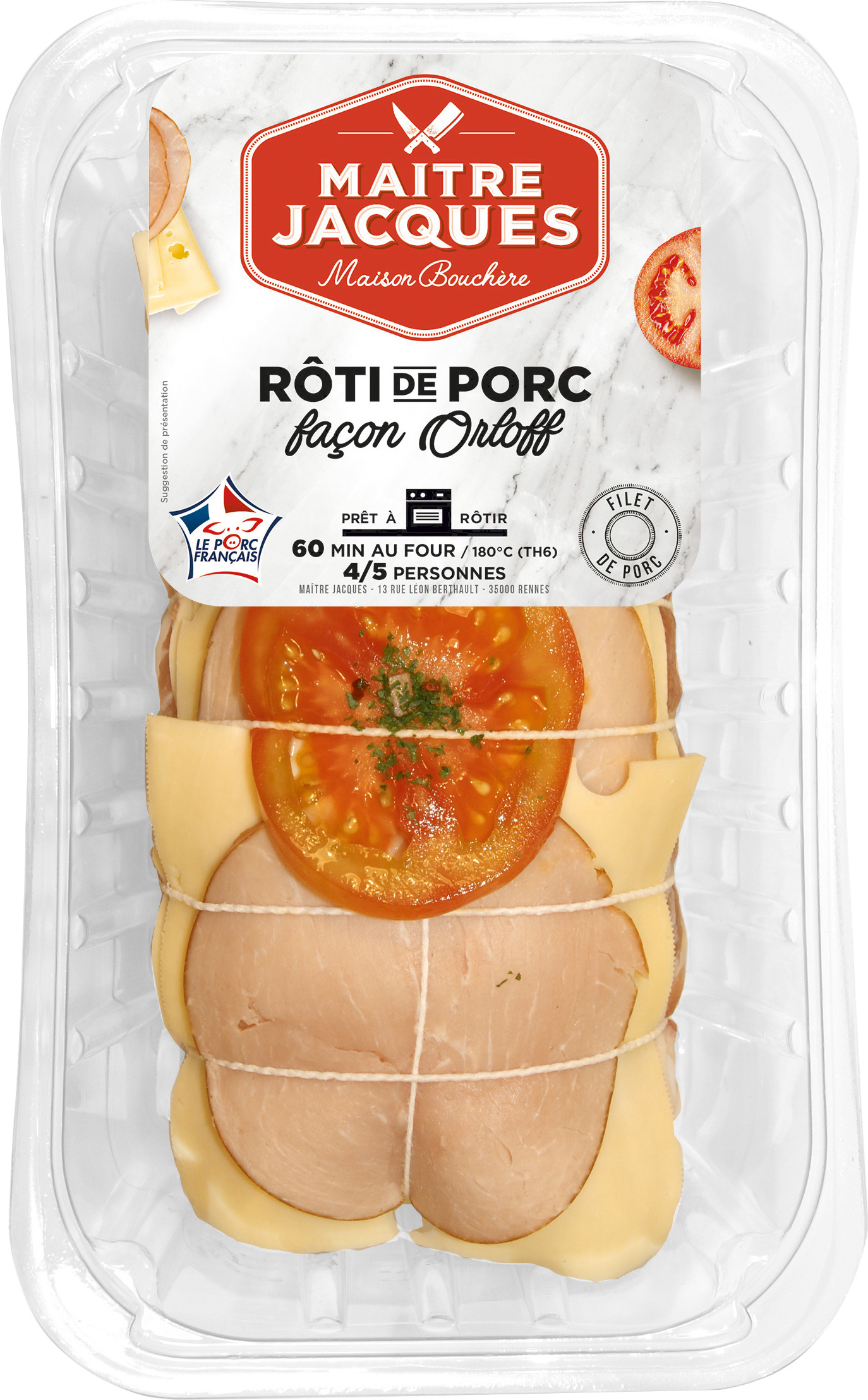 ROTI DE PORC FARCI MAITRE JACQUES