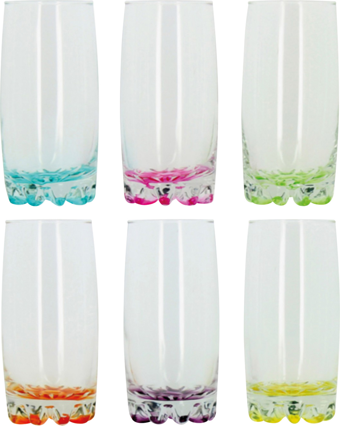 6 VERRES FORME HAUTE