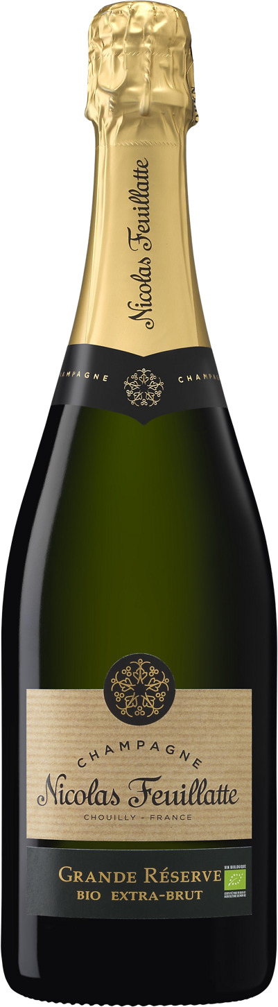 CHAMPAGNE AOP EXTRA BRUT NICOLAS FEUILLATTE GRANDE RESERVE BIO