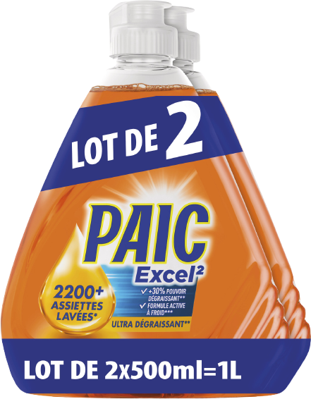 LIQUIDE VAISSELLE PAIC EXCEL²