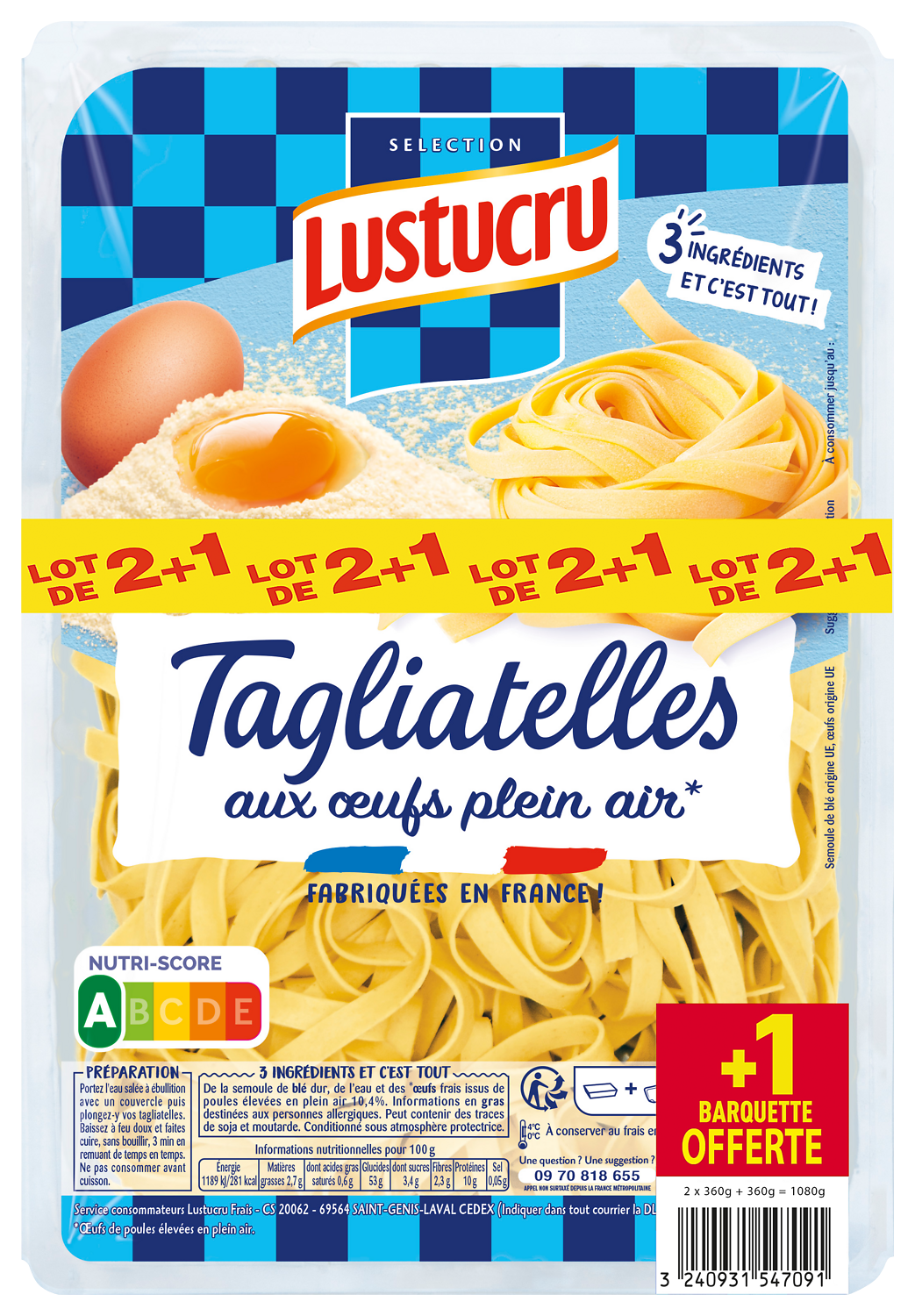 PATES FRAICHES LUSTUCRU