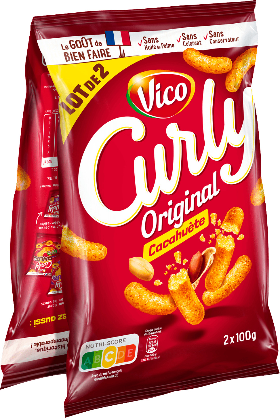 CURLY CACAHUETE