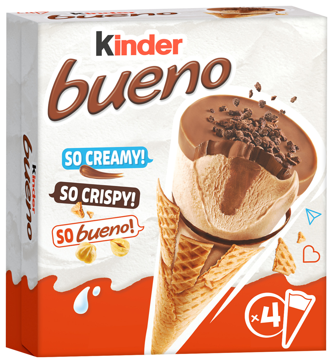 CONES CREME GLACEE KINDER BUENO