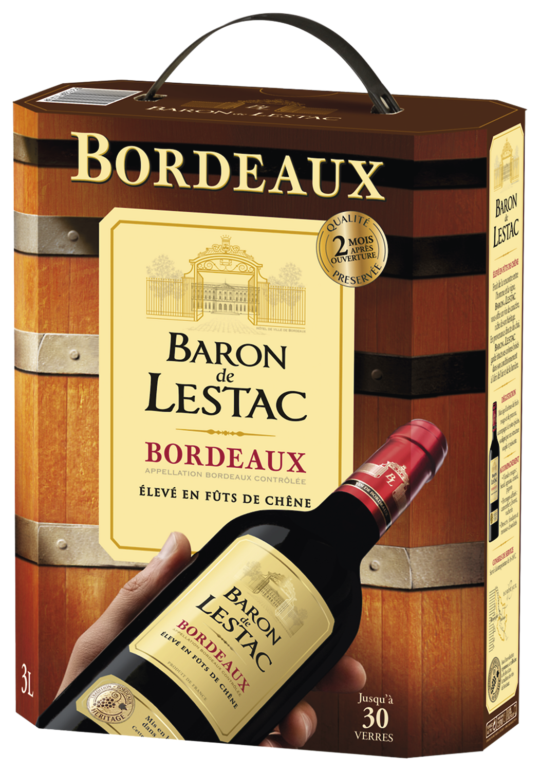 BORDEAUX AOP ROUGE BARON DE LESTAC
