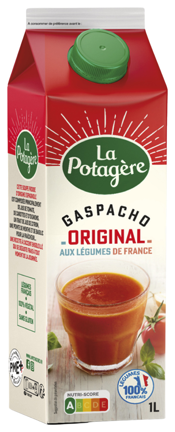 GASPACHO AUX LEGUMES DE FRANCE LA POTAGERE