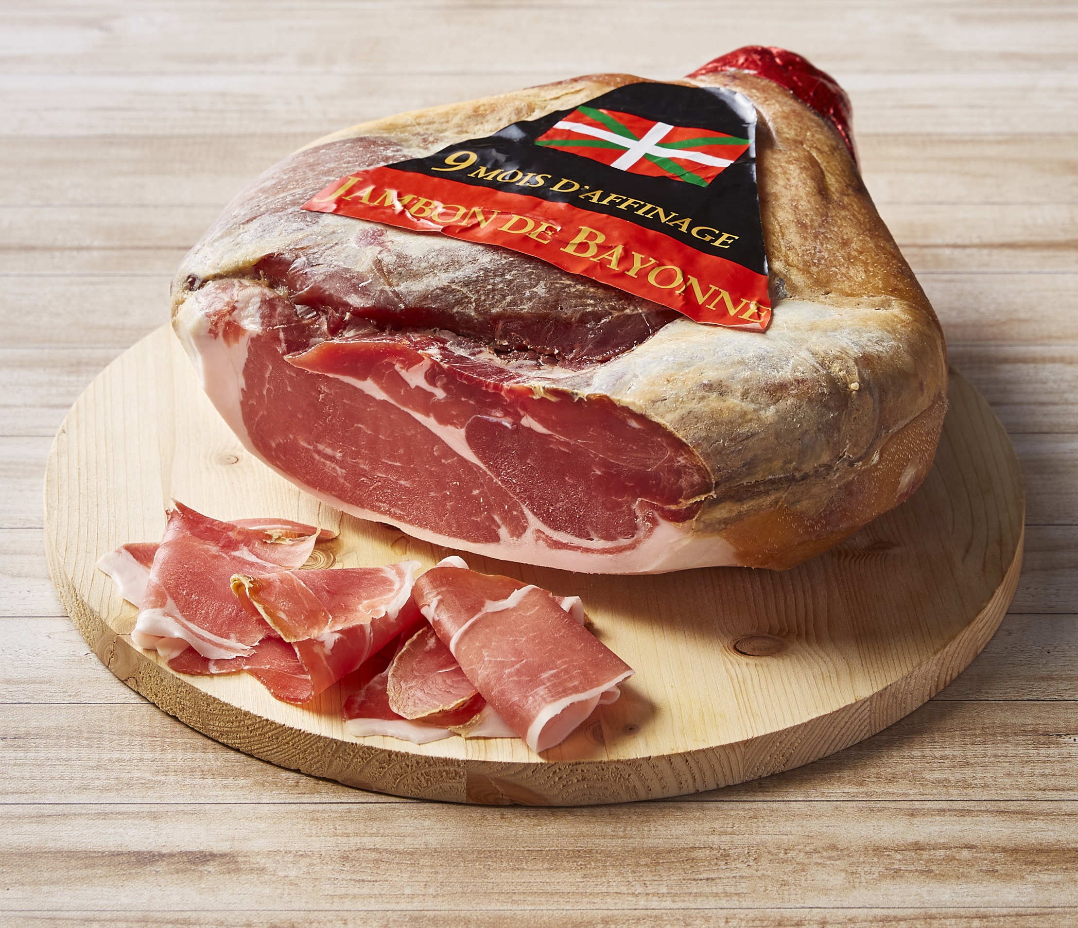 JAMBON DE BAYONNE IGP AFFINÉ 9 MOIS "SALAISONS MICHEL DUPUY"