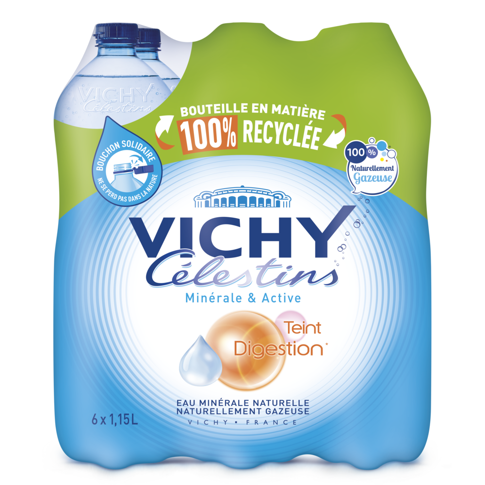 EAU MINERALE NATURELLE GAZEUSE VICHY CELESTINS