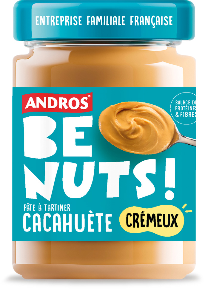 PATE A TARTINER CACAHUETE BE NUTS ! ANDROS