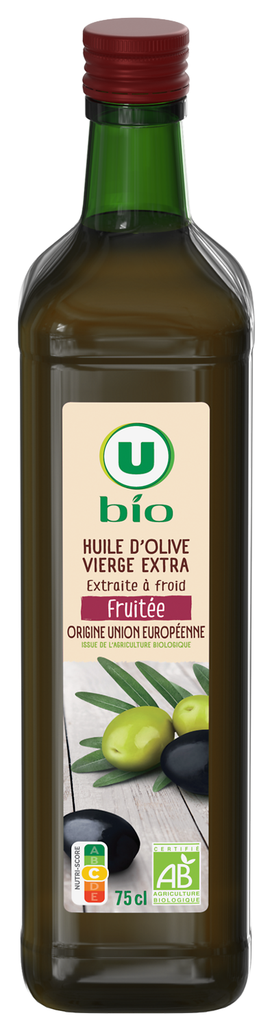 HUILE D'OLIVE VIERGE EXTRA FRUITEE U BIO